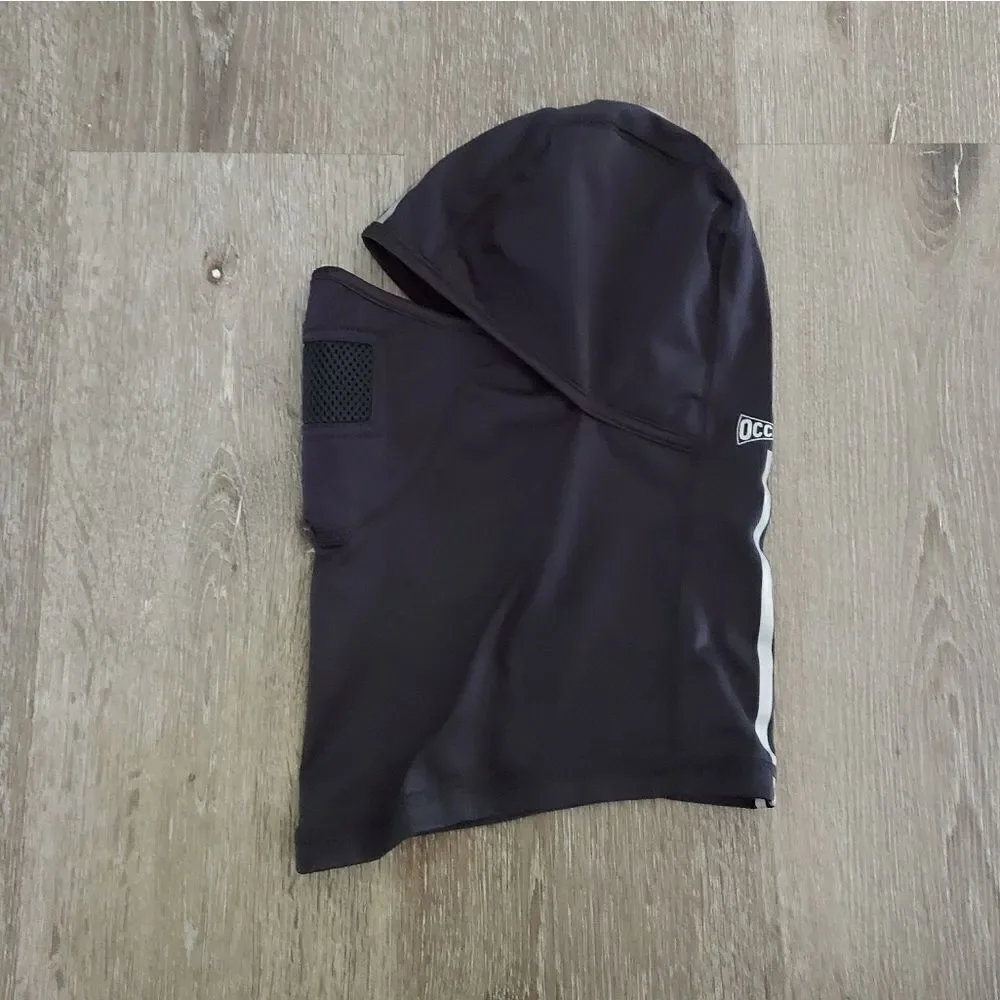 Occunomix Cold Stress Balaclava - Reflective Stripe - Wear 3 Ways - Black